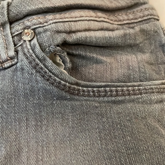 Women’s jeans BlueNotes brand size 30x32. Grey soft worn denim. - Picture 3 of 14